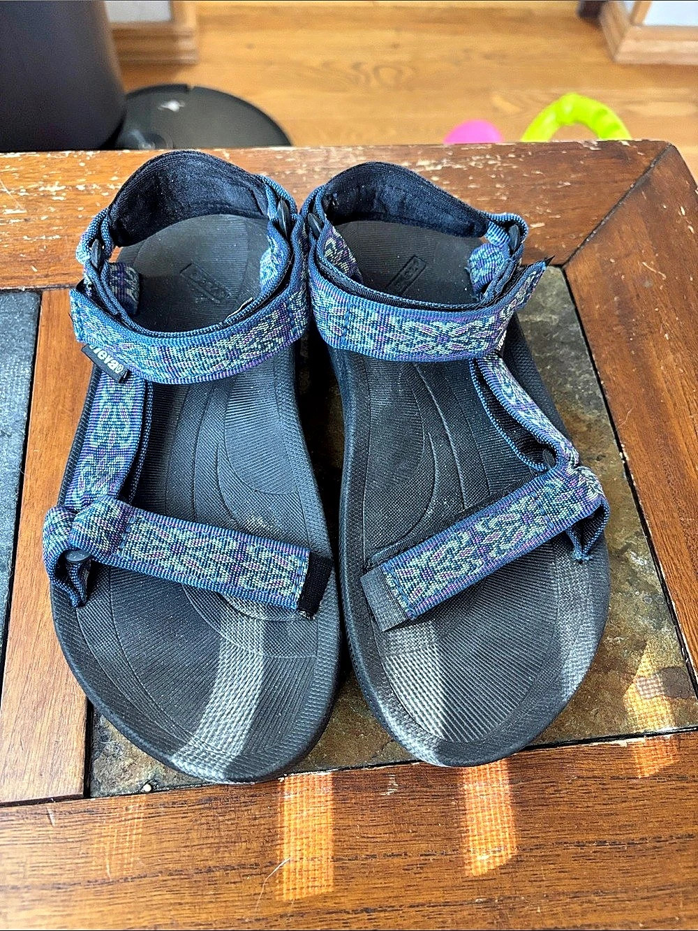 Teva Original Universal Women's Blue Purple Sandals US 5